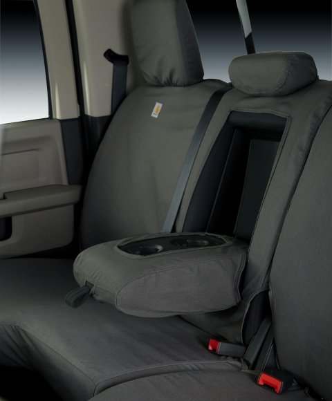 Covercraft 14 Chevrolet Silverado Carhartt SeatSaver Custom Second Row Seat Covers - Gravel