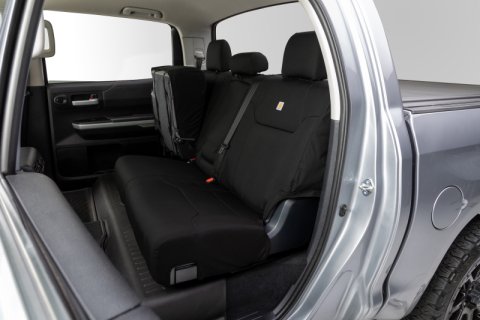 Covercraft 12-16 Ford F250 Carhartt Super Dux PrecisionFit Custom Front Row Seat Covers - Black thumbnail 1