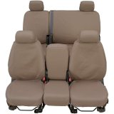 Covercraft 19-20 Ford F-150 Polycotton SeatSaver Custom Front Row Seat Covers - Wet Sand thumbnail 1