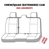Covercraft 19-24 Dodge Ram Waterproof Polyester SeatSaver Custom Second Row Seat Covers - Grey thumbnail 1