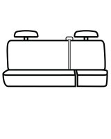 Covercraft 11-16 Ford F-250 Polycotton SeatSaver Custom Second Row Seat Covers - Tan thumbnail 1
