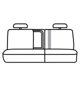Covercraft 16-24 Nissan Titan Polycotton SeatSaver Custom Second Row Seat Covers - Wet Sand thumbnail 2