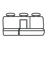Covercraft 17-24 Honda Ridgeline Polycotton SeatSaver Custom Second Row Seat Covers - Misty Grey thumbnail 5