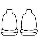 Covercraft 12 GMC Canyon Carhartt SeatSaver Custom Front Row Seat Covers - Gravel thumbnail 3