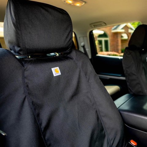 Covercraft 17-22 Jeep Compass- Carhartt Super Dux SeatSaver Custom Front Row Seat Covers - Black thumbnail 4