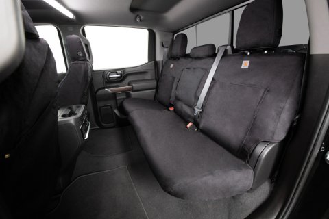 Covercraft 17-22 Jeep Compass- Carhartt Super Dux SeatSaver Custom Front Row Seat Covers - Black thumbnail 5