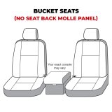 Covercraft 21-24 Ford Bronco Carhartt SeatSaver Custom Front Row Seat Covers - Gravel thumbnail 1