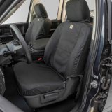 Covercraft 10-13 Chevrolet Silverado Carhartt Super Dux SeatSaver Front Row Seat Covers - Blk thumbnail 1