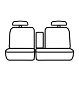Covercraft 06-10 Toyota RAV4 Carhartt SeatSaver Custom Second Row Seat Covers - Gravel thumbnail 4