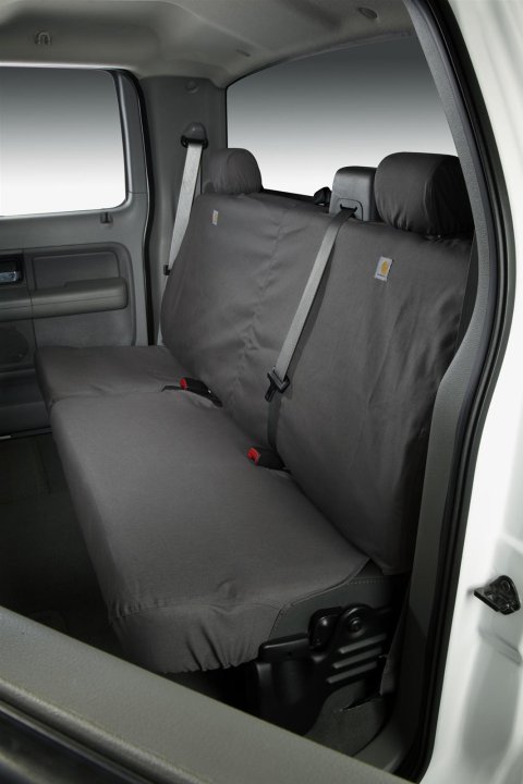 Covercraft 14-20 Nissan Rogue: Carhartt SeatSaver Custom Second Row Seat Covers - Gravel