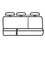 Covercraft 11-12 Ford F150 Carhartt SeatSaver Custom Second Row Seat Covers - Gravel thumbnail 4