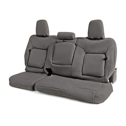 Covercraft 15-24 Ford Transit Leatherette PrecisionFit Custom Front Row Seat Covers - Stone thumbnail 4