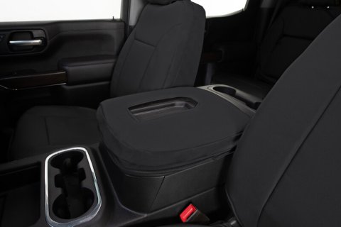 Covercraft 19-24 Subaru Ascent Endura PrecisionFit Custom Second Row Seat Covers - Black/Black thumbnail 2