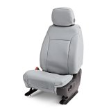 Covercraft 07-13 Chevrolet Avalanche/ Leatherette PrecisionFit Front Row Seat Covers - Lt Grey thumbnail 2