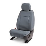 Covercraft 15-22 Chevrolet Colorado/GMC Leatherette PrecisionFit Front Row Seat Covers - Med Grey thumbnail 3