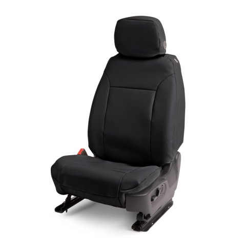 Covercraft 23-24 Ford Super Duty Leatherette PrecisionFit Custom Front Row Seat Covers - Black thumbnail 2