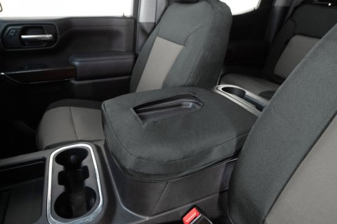 Covercraft 19-24 Dodge Ram 2500 Endura PrecisionFit Custom Front Row Seat Covers - Charcoal/Silver thumbnail 4