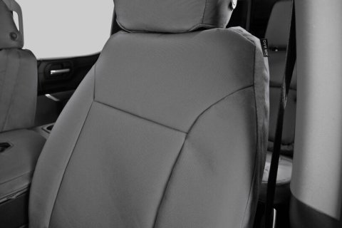 Covercraft 19-24 Dodge RAM 2500/3500 Endura PrecisionFit Custom 2nd Row Seat Covers - Silver/Silver
