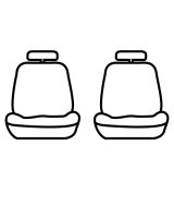Covercraft 17-24 Nissan Armada Endura PrecisionFit Custom Second Row Seat Covers - Charcoal/Charcoal thumbnail 1