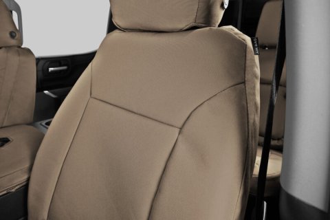 Covercraft 19-24 Subaru Forester Endura PrecisionFit Custom Front Row Seat Covers - Tan/Tan thumbnail 1
