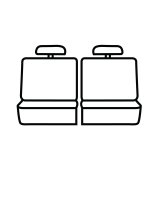 Covercraft 11-24 Toyota 4Runner Endura PrecisionFit Custom Third Row Seat Covers - Tan/Tan thumbnail 2