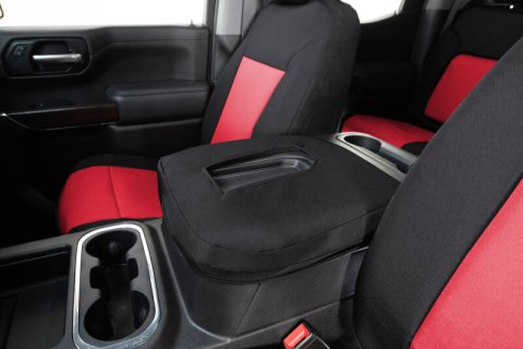 Covercraft 21-24 Toyota Sienna Endura PrecisionFit Custom Third Row Seat Covers - Red/Black