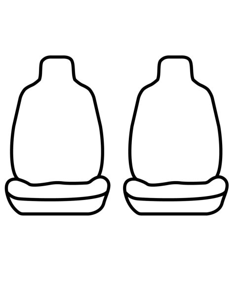 Covercraft 03-06 Ford Expedition Polycotton SeatSaver Custom Front Row Seat Covers - Taupe