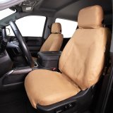 Covercraft 00-06 Ford Excursion Polycotton SeatSaver Custom Front Row Seat Covers - Tan thumbnail 2