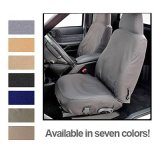 Covercraft 10-14 Chevrolet Avalanche Polycotton SeatSaver Custom Front Row Seat Covers - Tan thumbnail 1