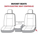 Covercraft 10-23 Toyota 4Runner Polycotton SeatSaver Custom Front Row Seat Covers - Taupe thumbnail 3