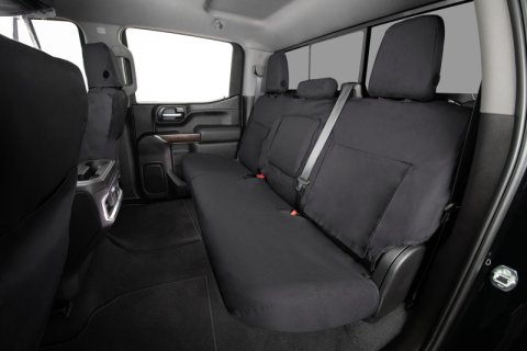Covercraft 20-21 Kia Telluride Polycotton SeatSaver Custom Front Row Seat Covers - Charcoal thumbnail 2