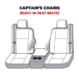 Covercraft 01-06 Ford Super Polycotton SeatSaver Custom Front Row Seat Covers - Grey thumbnail 4