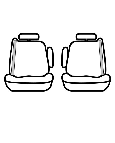 Covercraft 01-06 Ford Super Polycotton SeatSaver Custom Front Row Seat Covers - Tan
