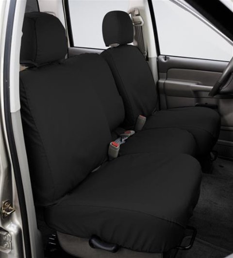 Covercraft 17-23 GMC Acadia Polycotton SeatSaver Custom Third Row Seat Covers - Charcoal thumbnail 1