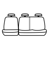 Covercraft 18-24 Ford Expedition/18-23 Polycotton SeatSaver Custom Third Row Seat Covers - Charcoal thumbnail 5