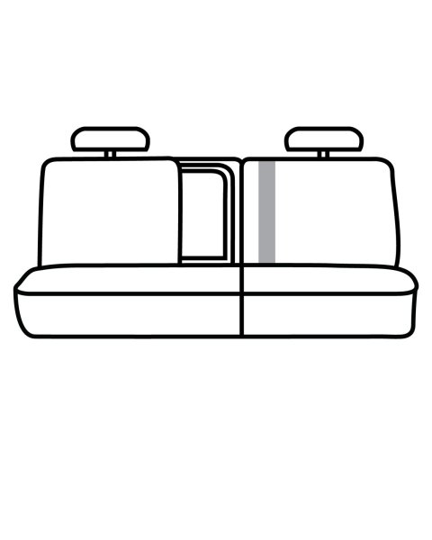 Covercraft 16-24 Nissan Titan Polycotton SeatSaver Custom Second Row Seat Covers - Taupe
