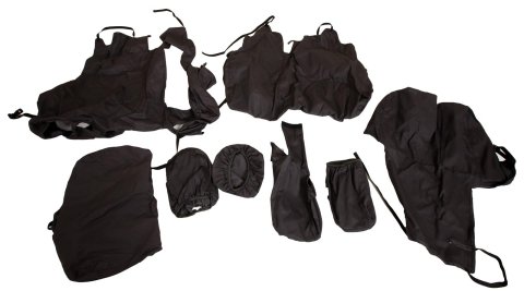 Covercraft 21-23 Ford Bronco Polycotton SeatSaver Custom Second Row Seat Covers - Charcoal