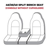 Covercraft 99-02 Ford SD Carhartt Super Dux SeatSaver Custom Front Row Seat Covers - Black thumbnail 5
