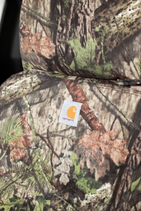 Covercraft 19-24 Dodge Ram 1500 Carhartt Camo SeatSaver Custom Second Row Seat Covers - Mossy Oak thumbnail 3