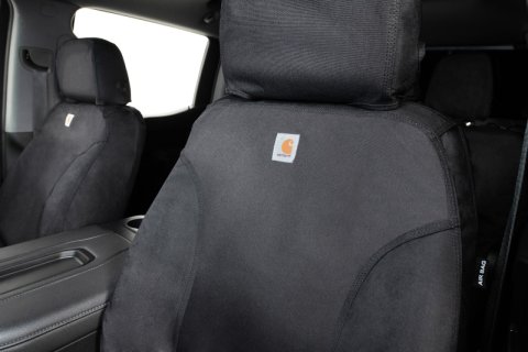 Covercraft 23-24 Chevrolet Traverse/ Carhartt Super Dux SeatSaver Second Row Seat Covers - Blk thumbnail 2