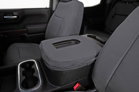 Covercraft 18-24 Chevrolet Equinox/GMC Endura PrecisionFit Front Row Seat Covers - Silver/Silver thumbnail 2