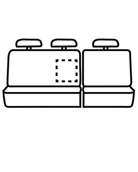 Covercraft 19-24 Dodge Ram 2500 PrecisionFit Custom 2nd Row Seat Covers - Silver/Silver thumbnail 1