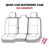 Covercraft 19-23 Dodge RAM 1500 Carhartt SeatSaver Custom Second Row Seat Covers - Brown thumbnail 1