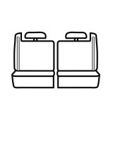 Covercraft 07-14 GMC Yukon Carhartt SeatSaver Custom Third Row Seat Covers - Gravel thumbnail 4