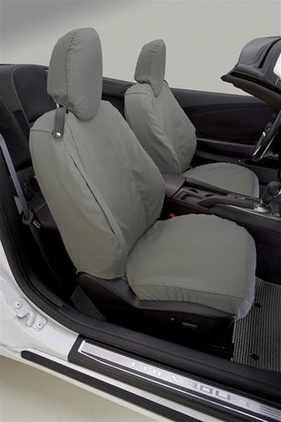 Covercraft 17-22 GMC Acadia Waterproof Polyester SeatSaver Custom Front Row Seat Covers - Grey thumbnail 1
