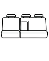 Covercraft 16-22 Honda Pilot/ Carhartt SeatSaver Custom Second Row Seat Covers - Gravel thumbnail 3
