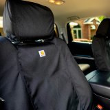 Covercraft 19 Mercedes-Benz Sprinter Carhartt Super Dux SeatSaver Front Row Seat Covers - Blk thumbnail 3