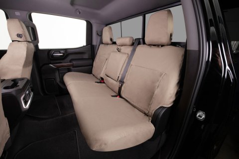 Covercraft 20-23 Subaru Forester/ Polycotton SeatSaver Custom Front Row Seat Covers - Taupe thumbnail 1