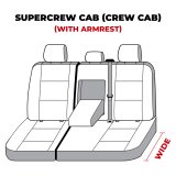 Covercraft Endura Waterproof Polyester SeatSaver Custom Second Row Seat Covers thumbnail 1