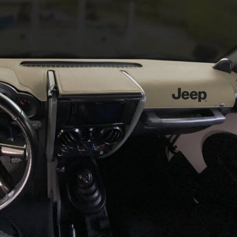 Covercraft 22-24 Jeep Grand Cherokee - Display No Speakers w Charging Indicator LE Dash Cover W Logo thumbnail 2
